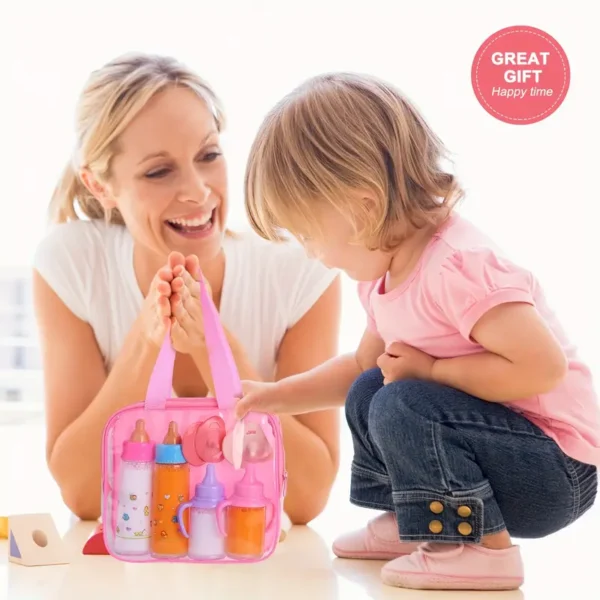 DOLL MEET My Sweet Baby Disappearing Liquid Doll Feeding Set