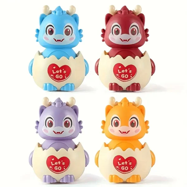 Cute Dragon Dinosaur Eggshell Car Toy Random Colour