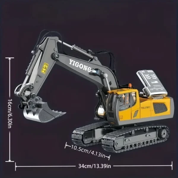 YIGONG Remote Control Excavator Toy